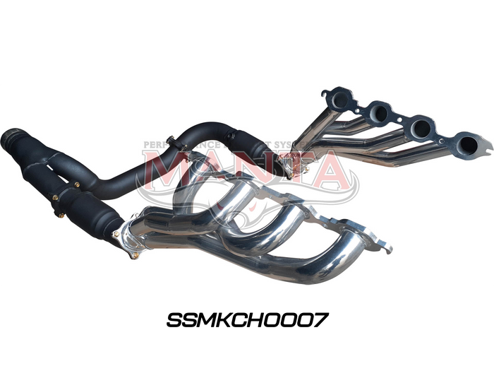 Manta - Chevrolet Silverado 1500 ZR1 & ZR2 6.2L V8 Coated Extractors, Cats & Y-pipe to suit Factory Cat-back (SSMKCH0007) - (SSMKCH0007)