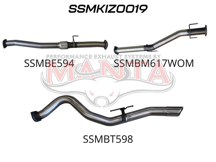 Manta - DMAX 2020 ON 3.0L DPF BACK - (SSMKIZ0019)
