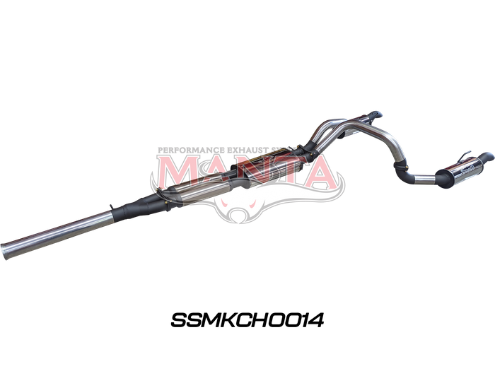 Manta - Chevrolet Silverado 1500 ZR2 6.2L V8 Cat Back Exhaust System with Centre & Rear Muffler (SSMKCH0014) - (SSMKCH0014)