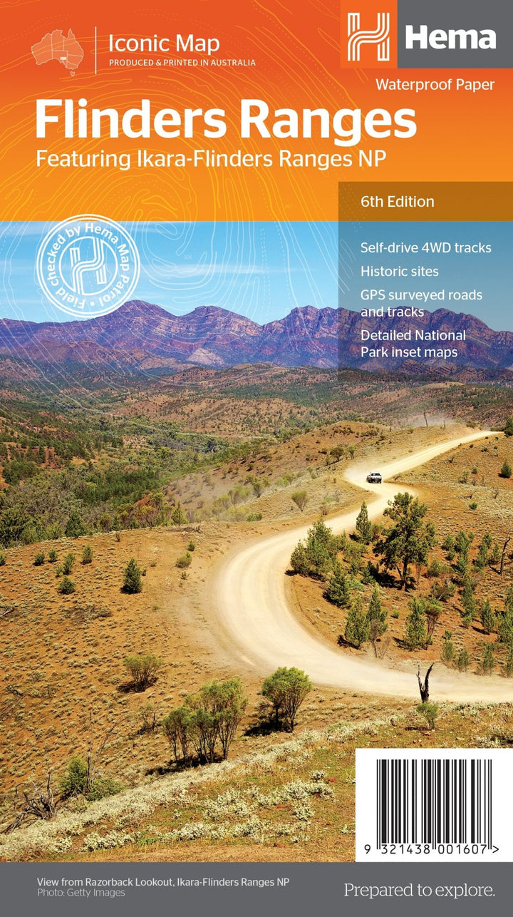 Flinders Ranges Map (6th Edition)