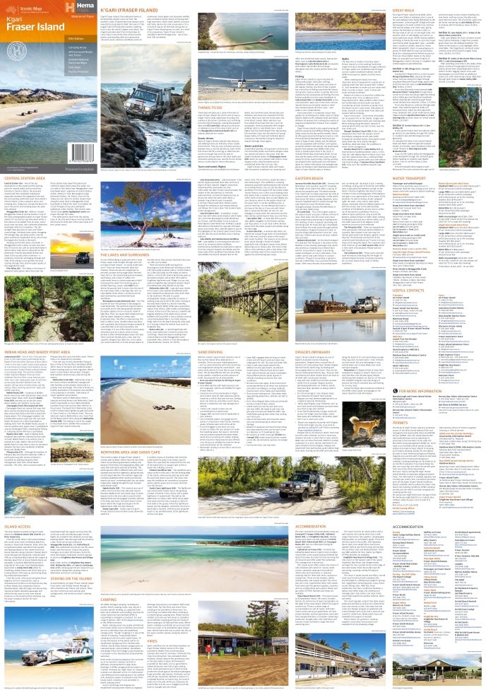 Fraser Island (K'gari) Map (10th Edition)