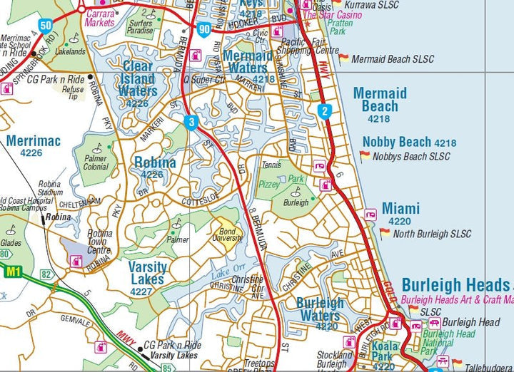 Gold Coast & Region Map (9th Edition)