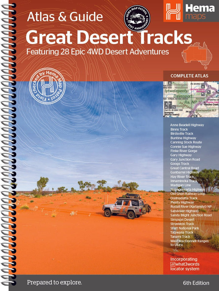 Great Desert Tracks Atlas & Guide (6th Edition)