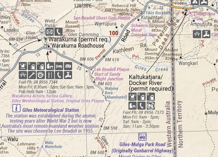 Great Desert Tracks Central Sheet (9th Edition)