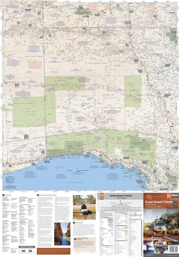 Great Desert Tracks Central Sheet (9th Edition)