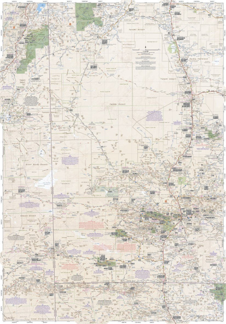 Great Desert Tracks Central Sheet (9th Edition)