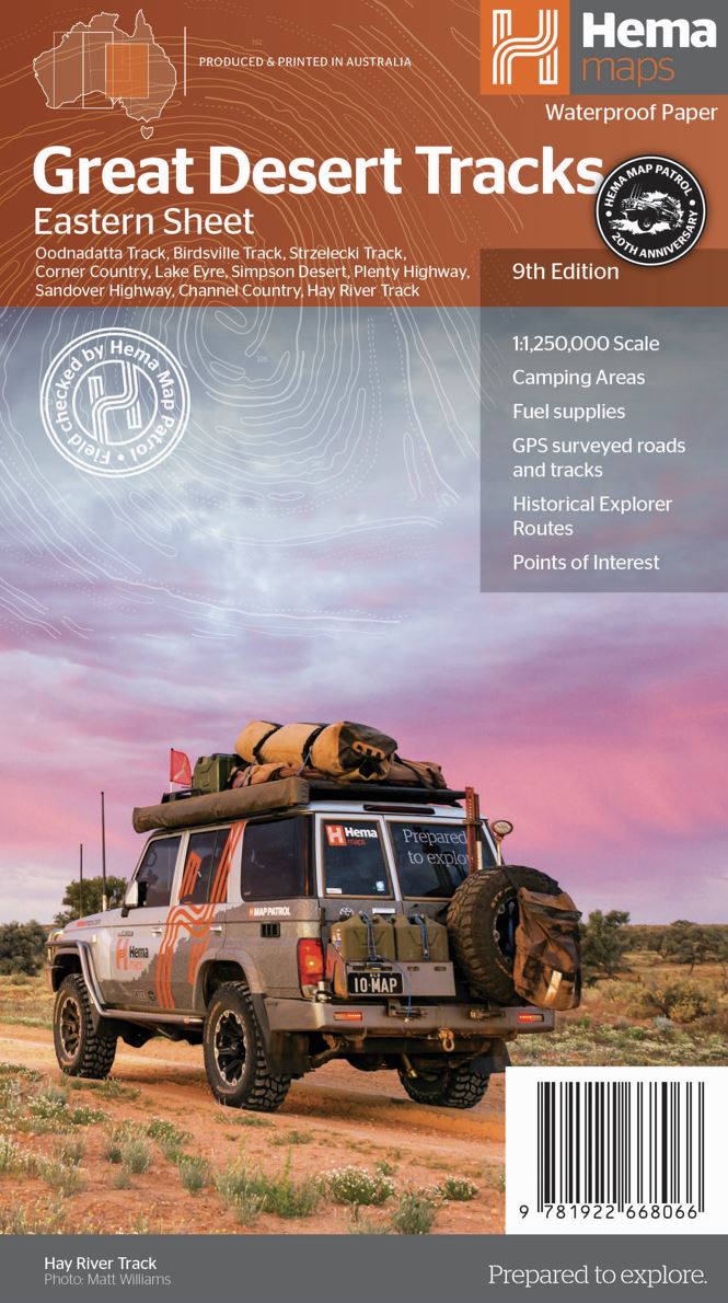 Great Desert Tracks Eastern Sheet (9th Edition)