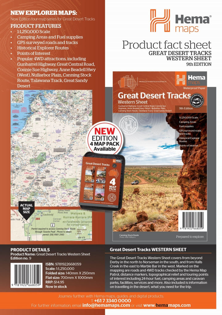 Great Desert Tracks Western Sheet (9th Edition)