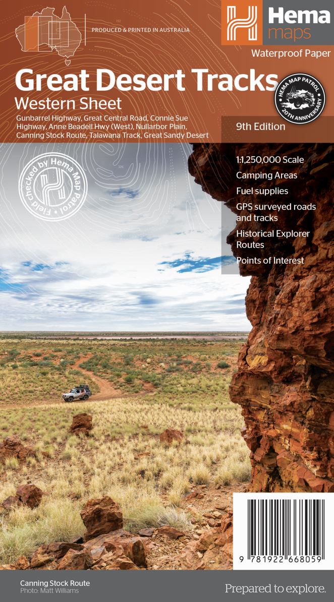 Great Desert Tracks Western Sheet (9th Edition)