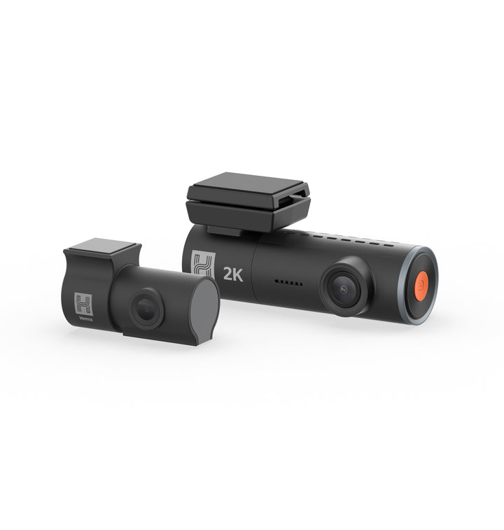 Hm-Dvr2 2k Qhd Discreet Dual Channel Dash Cam