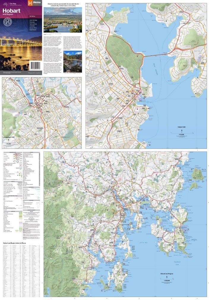 Hobart & Region Map (1st Edition)