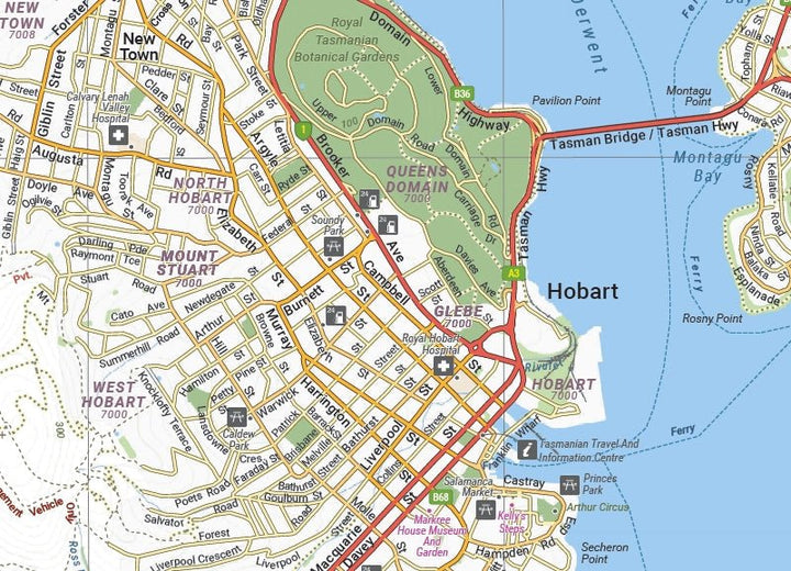 Hobart & Region Map (1st Edition)