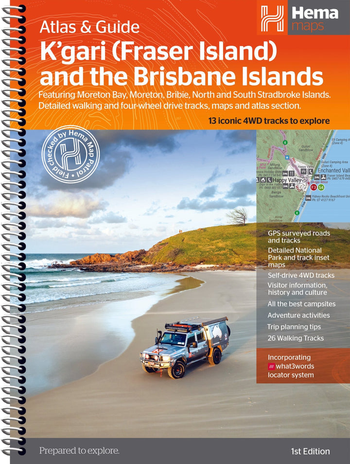 K'gari (Fraser Island) Atlas & Guide (1st Edition)