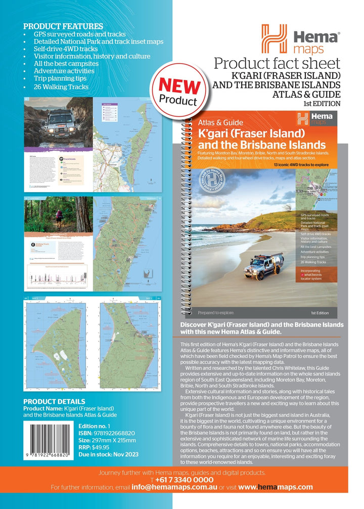 K'gari (Fraser Island) Atlas & Guide (1st Edition)