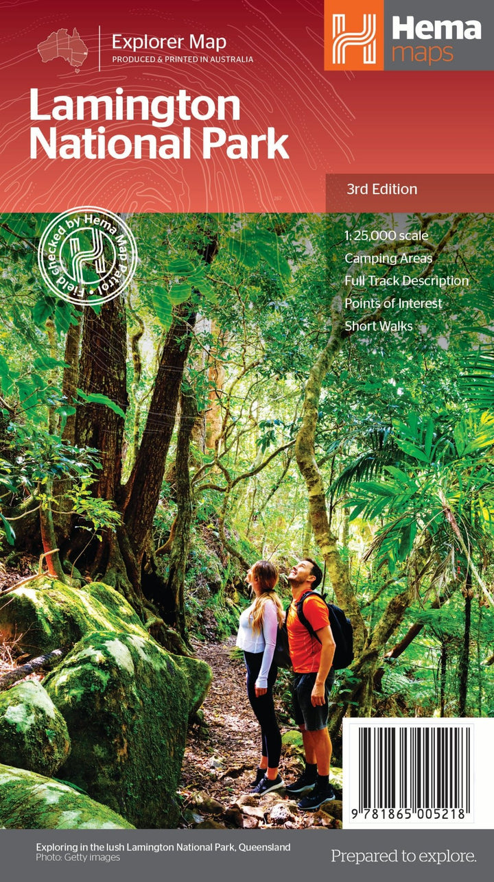 Lamington National Park Map (3rd Edition)