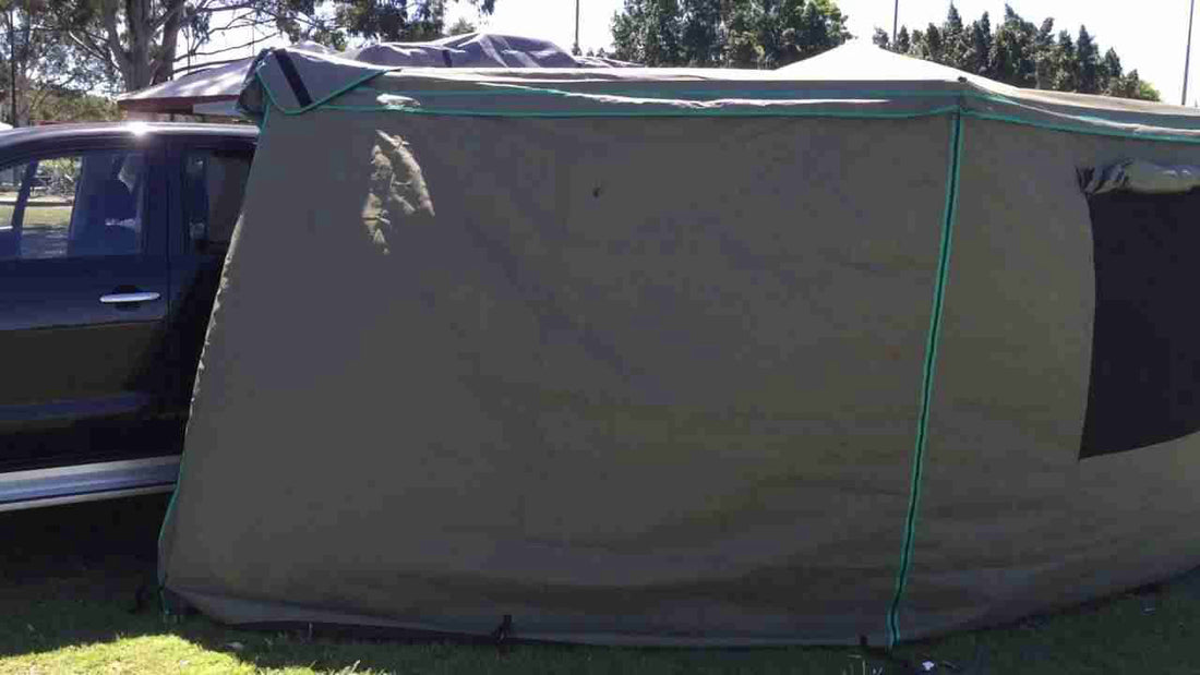 30 Second Wing Awning Solid Wall - Medium - 2.1m (3SA27021W)