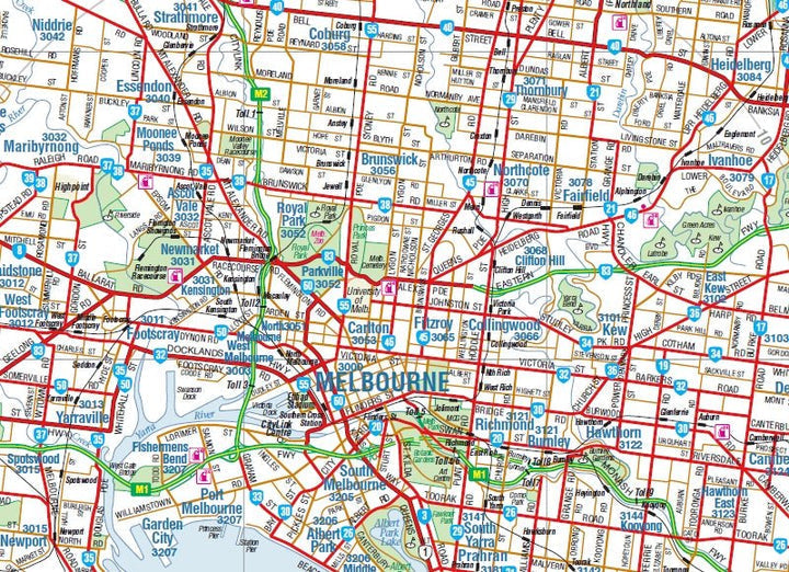 Melbourne & Region Map (13th Edition)