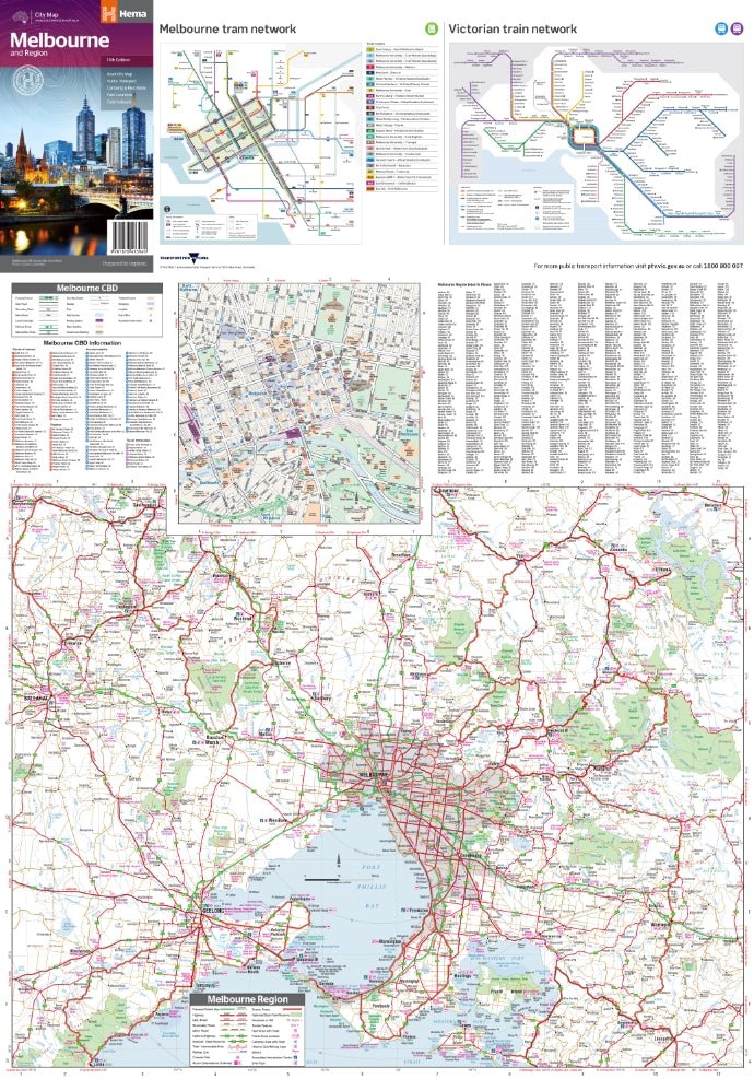 Melbourne & Region Map (13th Edition)