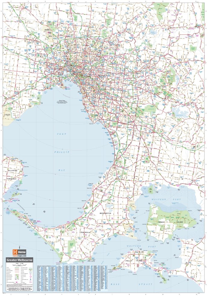 Melbourne & Region Map (13th Edition)