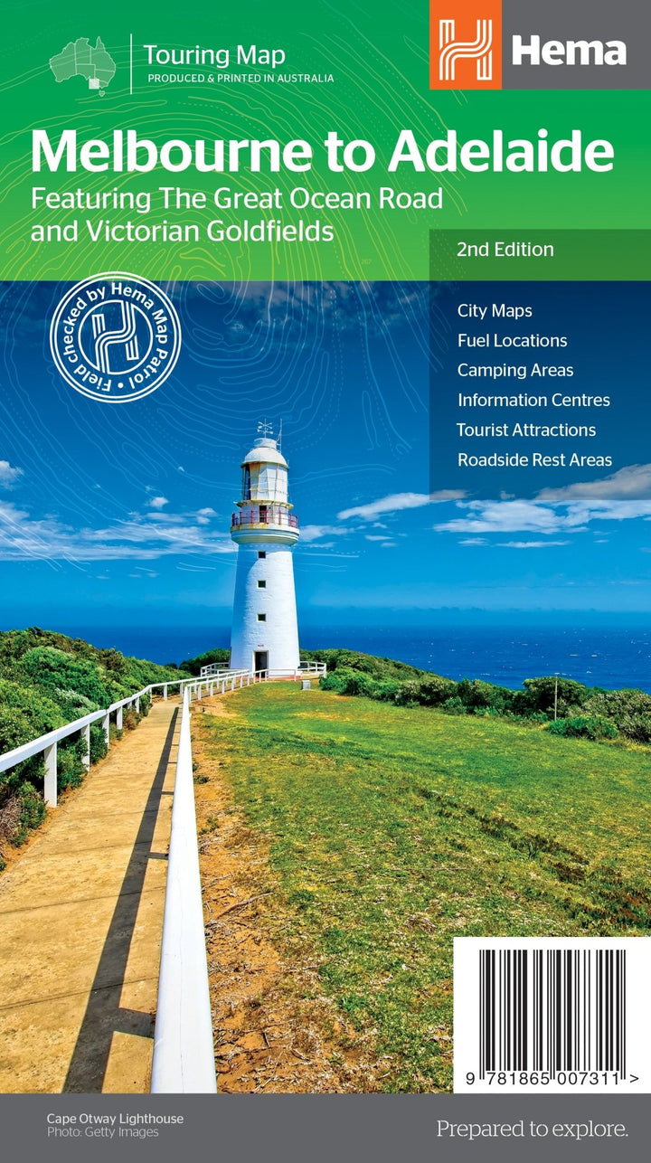 Melbourne To Adelaide Map (2nd Edition)