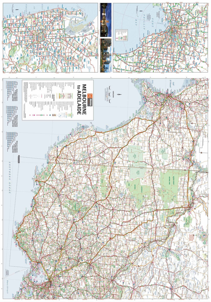 Melbourne To Adelaide Map (2nd Edition)