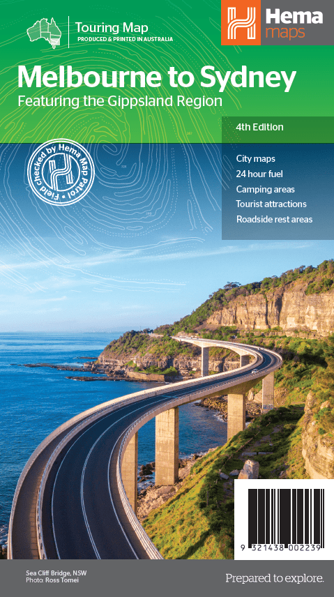 Melbourne To Sydney Map (4th Edition)