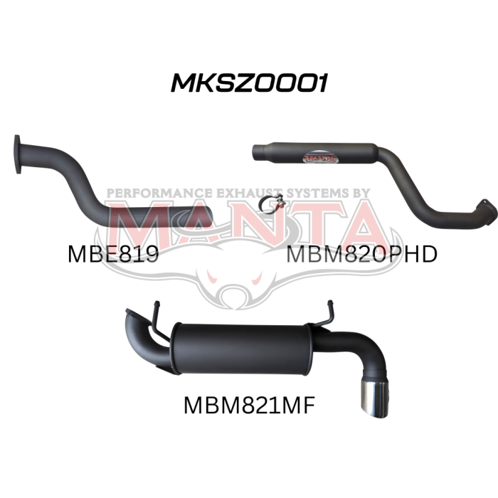 Manta - Suzuki Jimny 1.5L Petrol Catback with Centre Hotdog and Rear Muffler - (MKSZ0001)