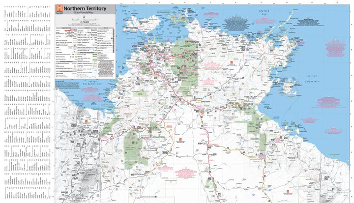 Northern Territory Handy Map (13th Edition)