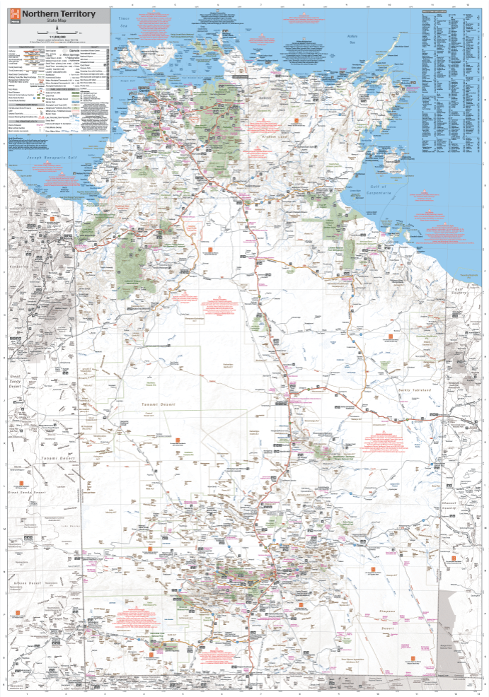 Northern Territory State Map (12th Edition)