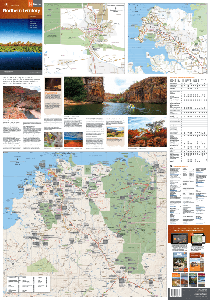 Northern Territory State Map (12th Edition)