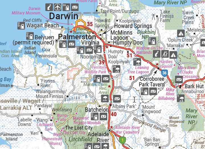 Northern Territory State Map (12th Edition)