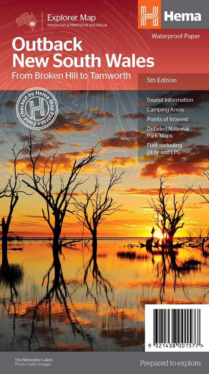 Outback New South Wales Map (5th Edition)