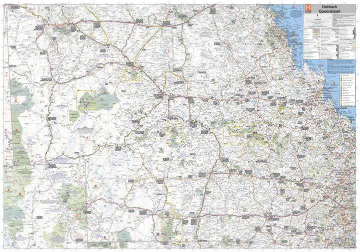 Outback Queensland Map (5th Edition)