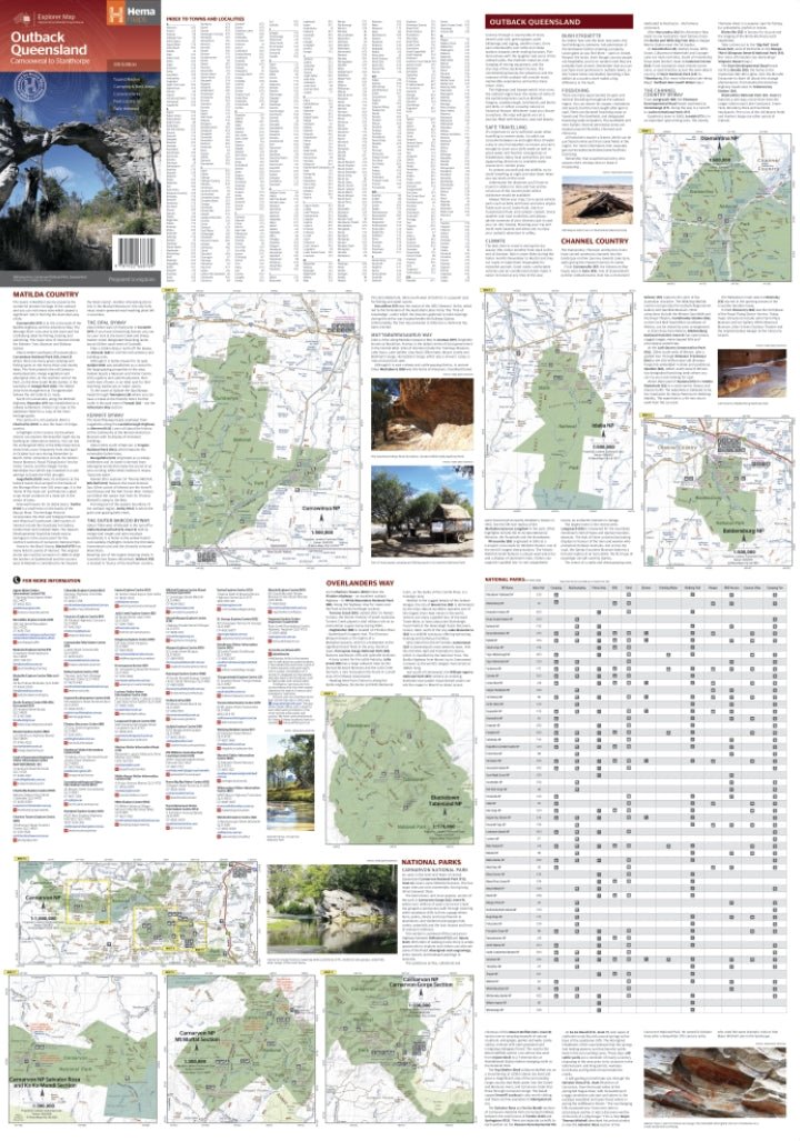 Outback Queensland Map (5th Edition)