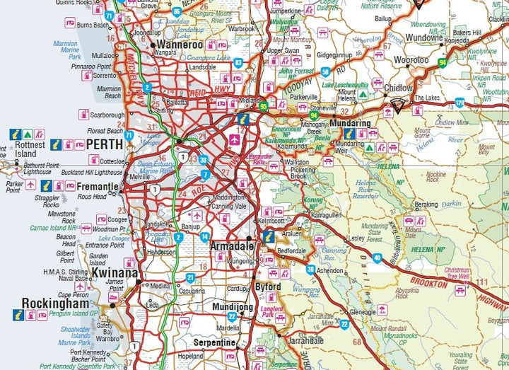 Perth & Region Map (12th Edition)