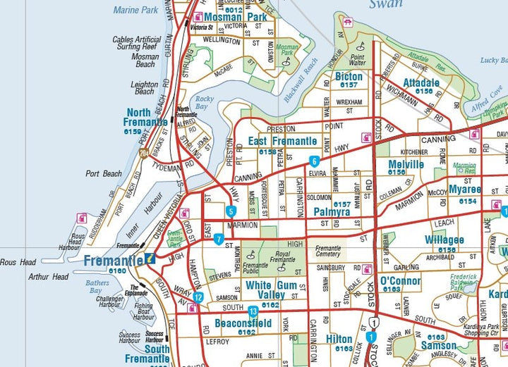 Perth & Region Map (12th Edition)