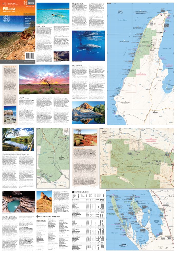 Pilbara & Coral Coast Map (9th Edition)