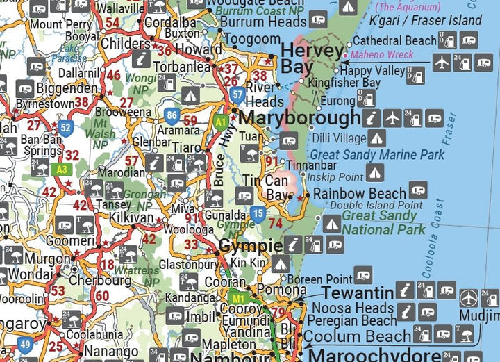 Queensland Handy Map (15th Edition)