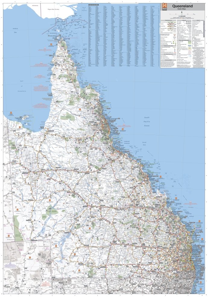 Queensland State Map (13th Edition)