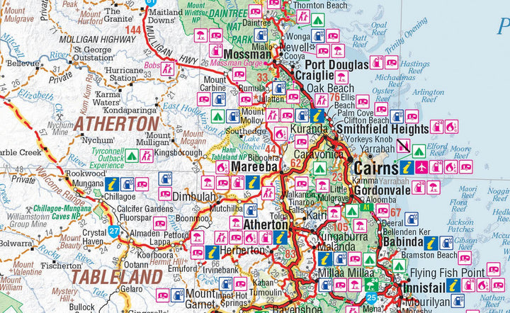 Savannah Way - Cairns To Broome Map (5th Edition)