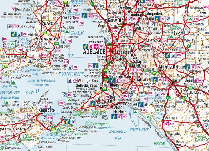 South Australia State Map (8th Edition)