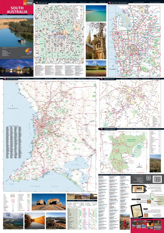 South Australia State Map (8th Edition)