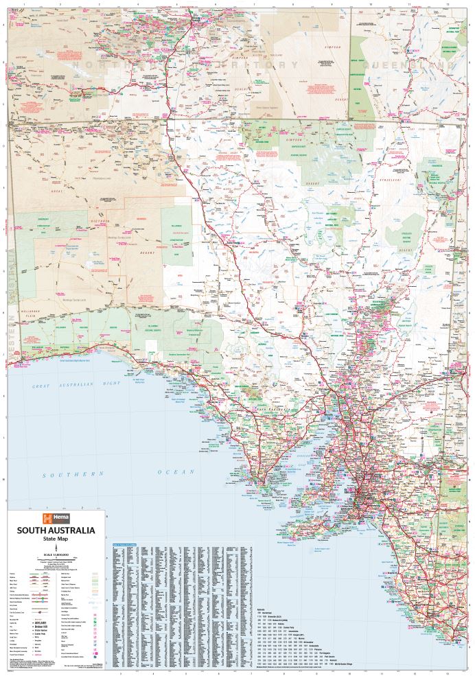 South Australia State Map (8th Edition)