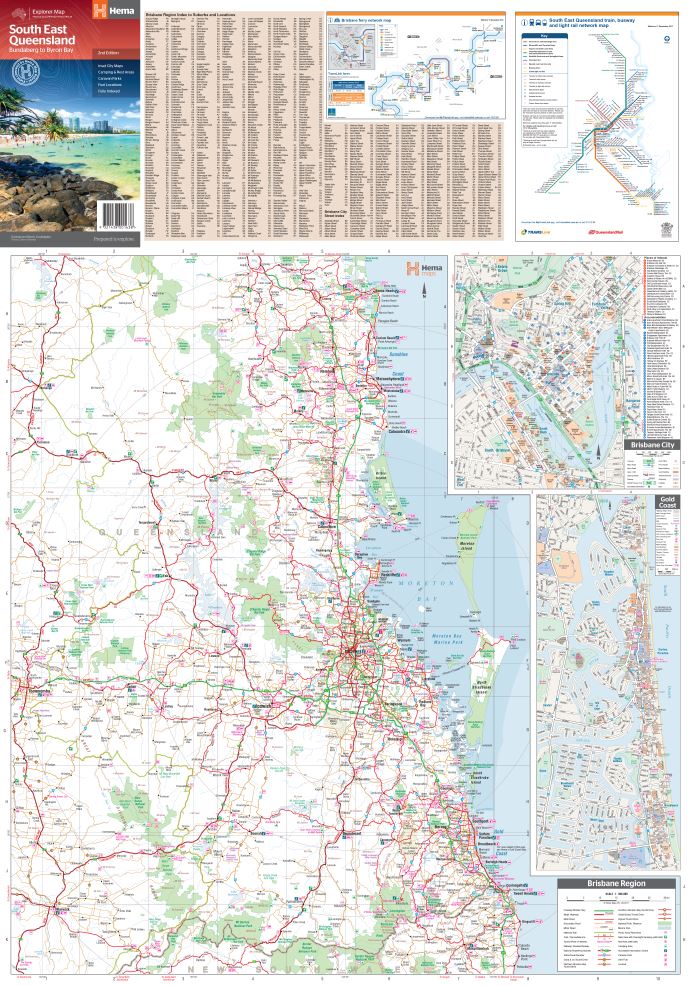 South East Queensland Map (2nd Edition)