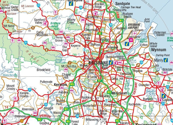 South East Queensland Map (2nd Edition)