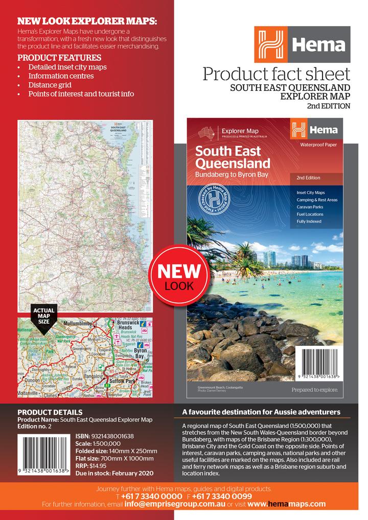 South East Queensland Map (2nd Edition)