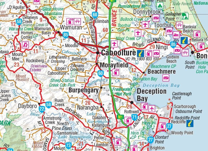 South East Queensland Map (2nd Edition)