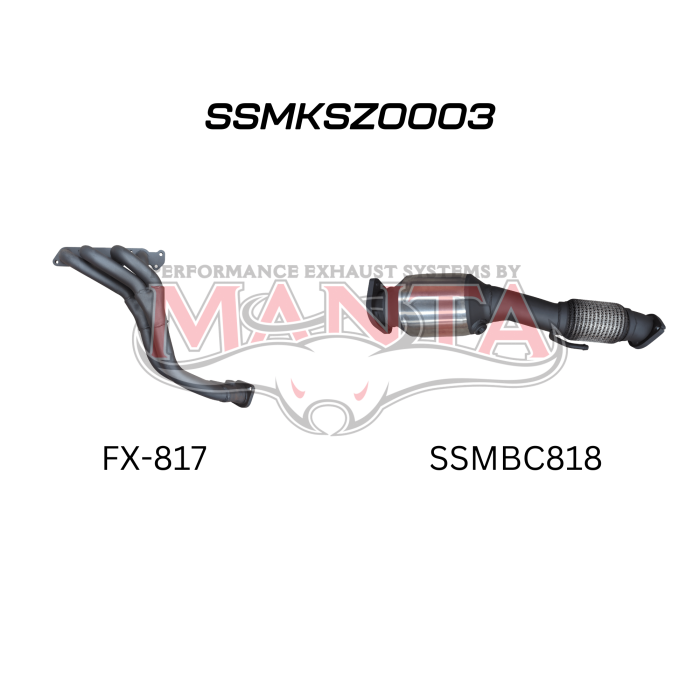 Manta - Suzuki Jimny 1.5L Petrol - Extractor & Cat Kit (Manual Only) - (SSMKSZ0003)