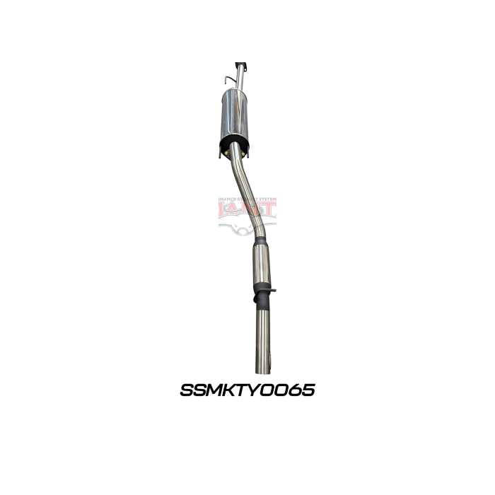 Manta - Toyota Hilux 150 4.0L V6 2.5in Cat Back Exhaust System, centre muffler, rear hotdog - (SSMKTY0065)