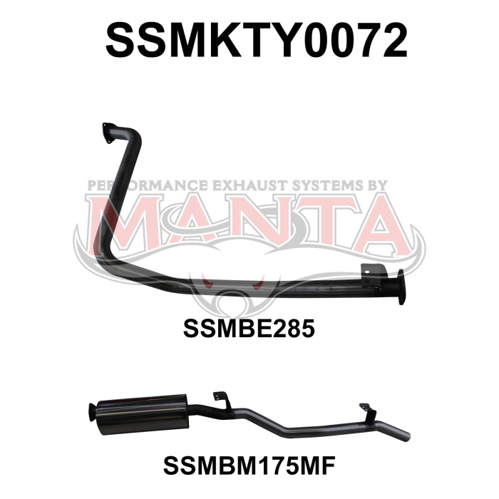 Manta - Landcruiser HZJ79 2.5in off Extractors - (SSMKTY0072)